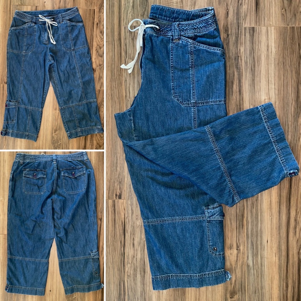 Jones New York Signature Woman Cropped Jeans 14W